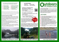 New brochures for Outdoors party