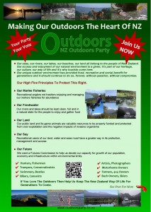 NZ Outdoors Party brochure.